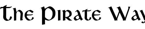 Font : Libra-Normal 2 Custom Text : The Pirate Way Test your own text here Click to download or to view this font on a tshirt that can be custom printed in Bali